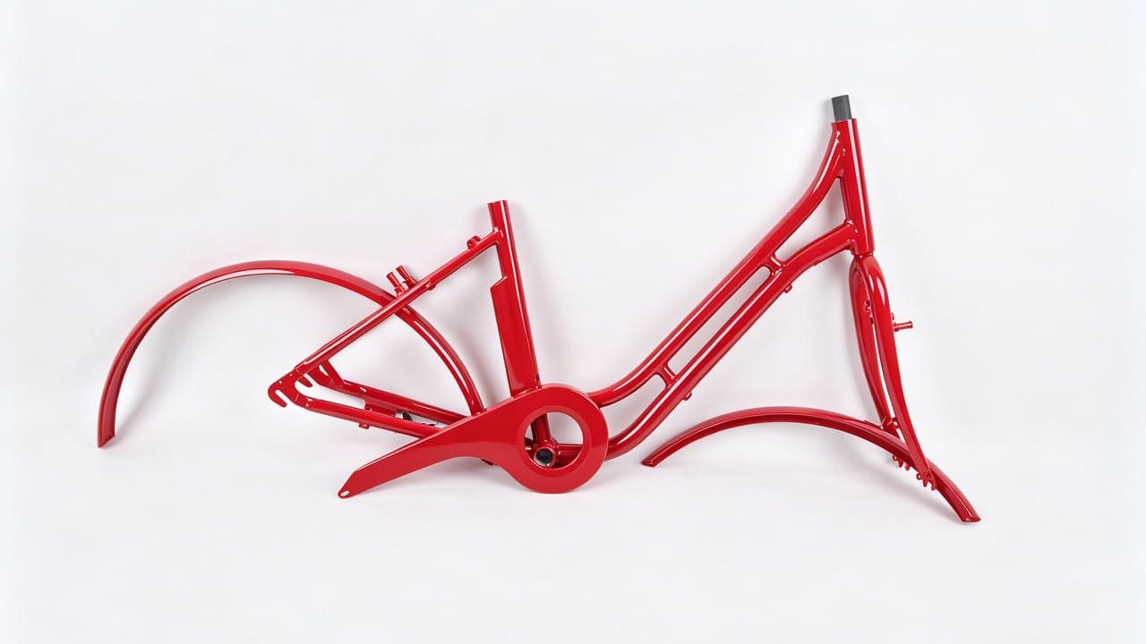 700C steel ebike frameset